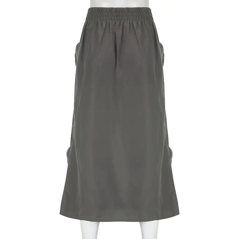 "Do You Mind" Cargo Midi Skirt