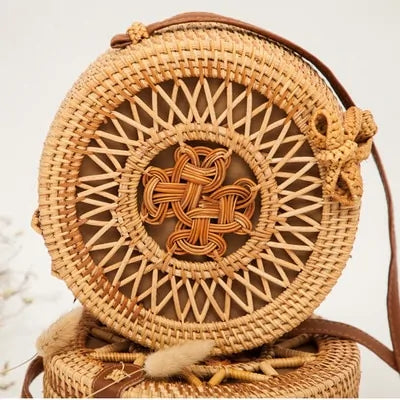 Straw Shoulder Bag